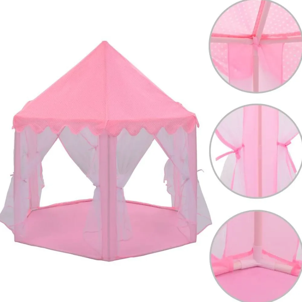 Buitenspeelgoed*vidaXL Speeltent prinses roze