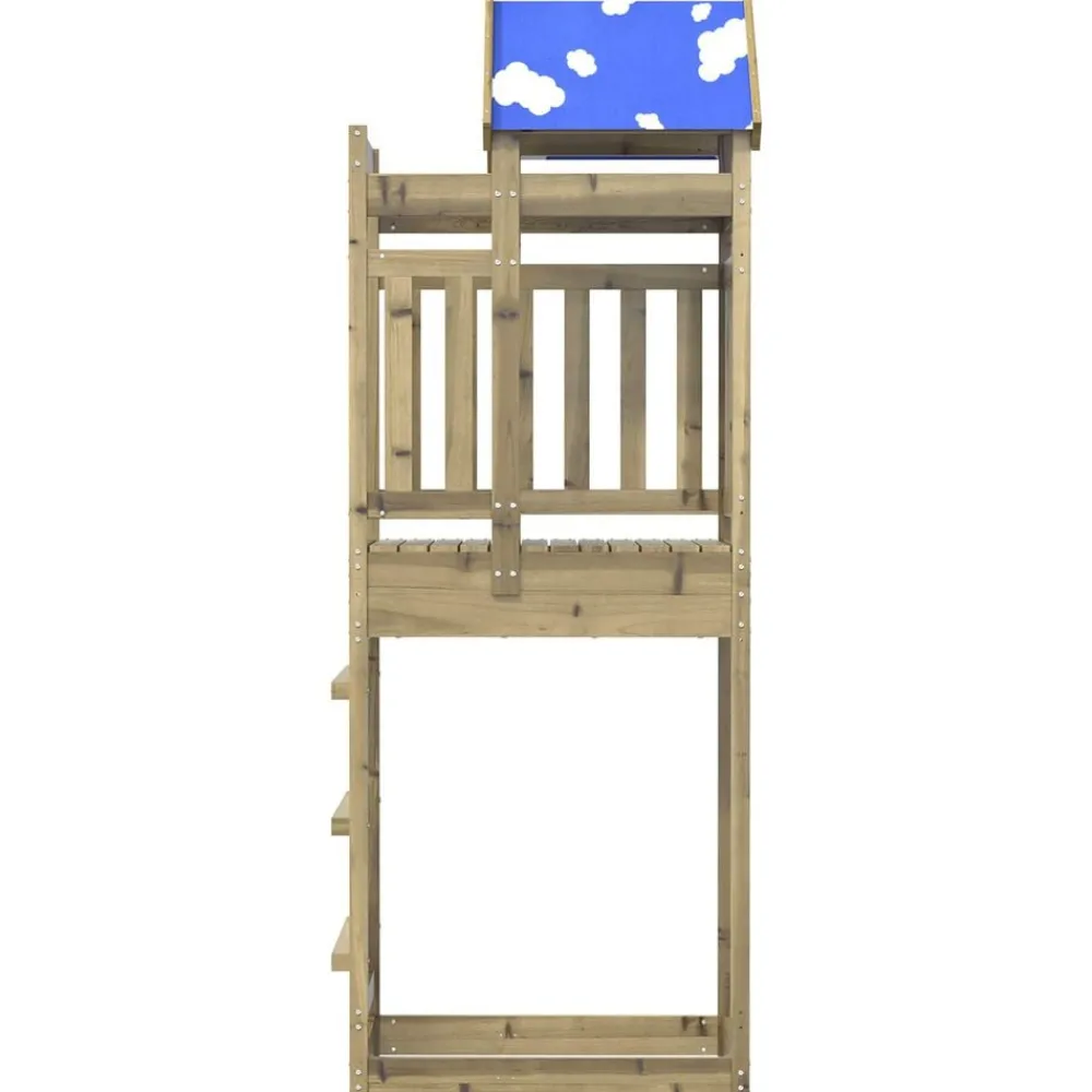 Speeltoren Bruin 85 x 52,5 x 239 cm Massief geïmpregneerd hout>vidaXL Best