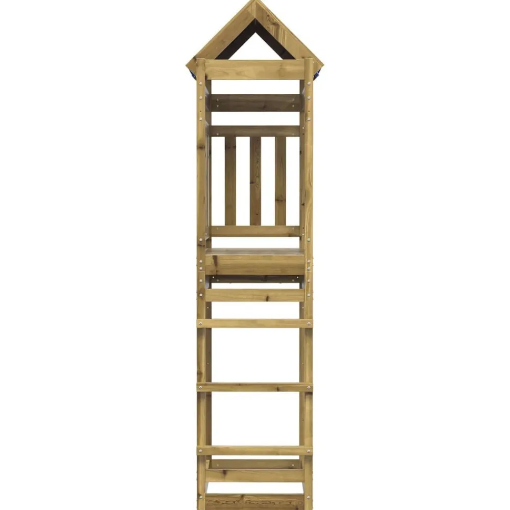 Speeltoren Bruin 85 x 52,5 x 239 cm Massief geïmpregneerd hout>vidaXL Best
