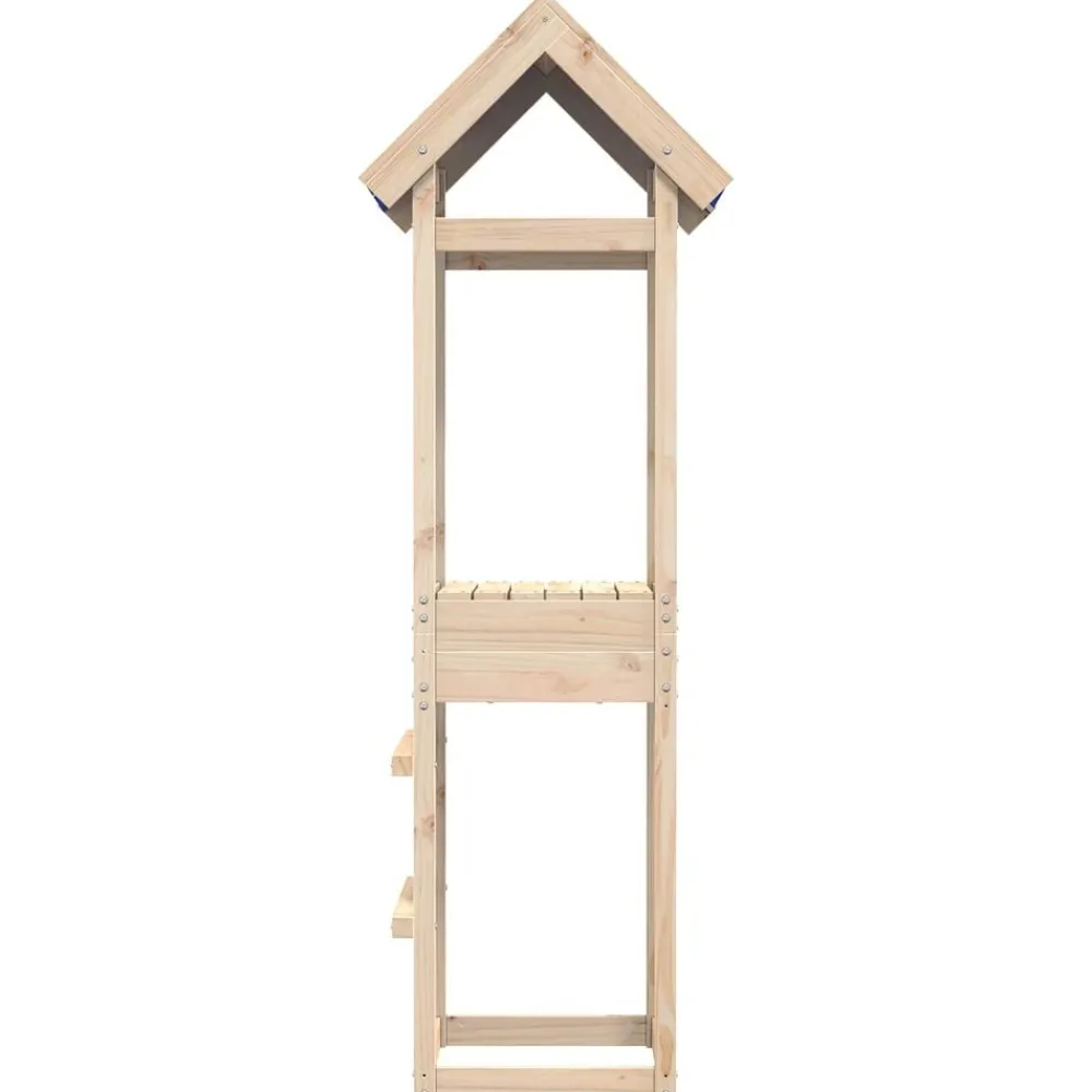 Buitenspeelgoed*vidaXL Speeltoren Bruin 52,5 x 46,5 x 195 cm Massief grenenhout