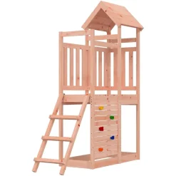 Speeltoren Bruin 110,5 x 52,5 x 214 cm Massief Douglas hout>vidaXL