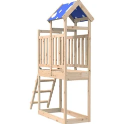 Speeltoren Bruin 52,5 x 110,5 x 215 cm Massief grenenhout>vidaXL New