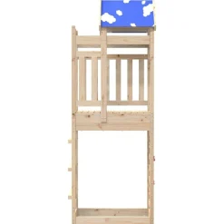 Buitenspeelgoed*vidaXL Speeltoren Bruin 85 x 52,5 x 239 cm Massief grenenhout