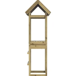 Buitenspeelgoed*vidaXL Speeltoren Bruin Massief geïmpregneerd hout