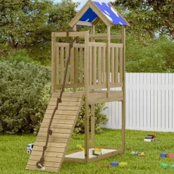 Speeltoren Bruin Massief geïmpregneerd hout>vidaXL Discount