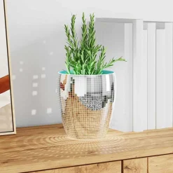 Spiegelmozaïek Tegel Geometrisch 3 pcs Zilver 100 x 4 cm Glas>vidaXL New