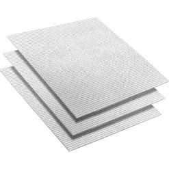 Spiegelmozaïek Tegel Geometrisch 3 pcs Zilver 30 x 30 cm Glas>vidaXL