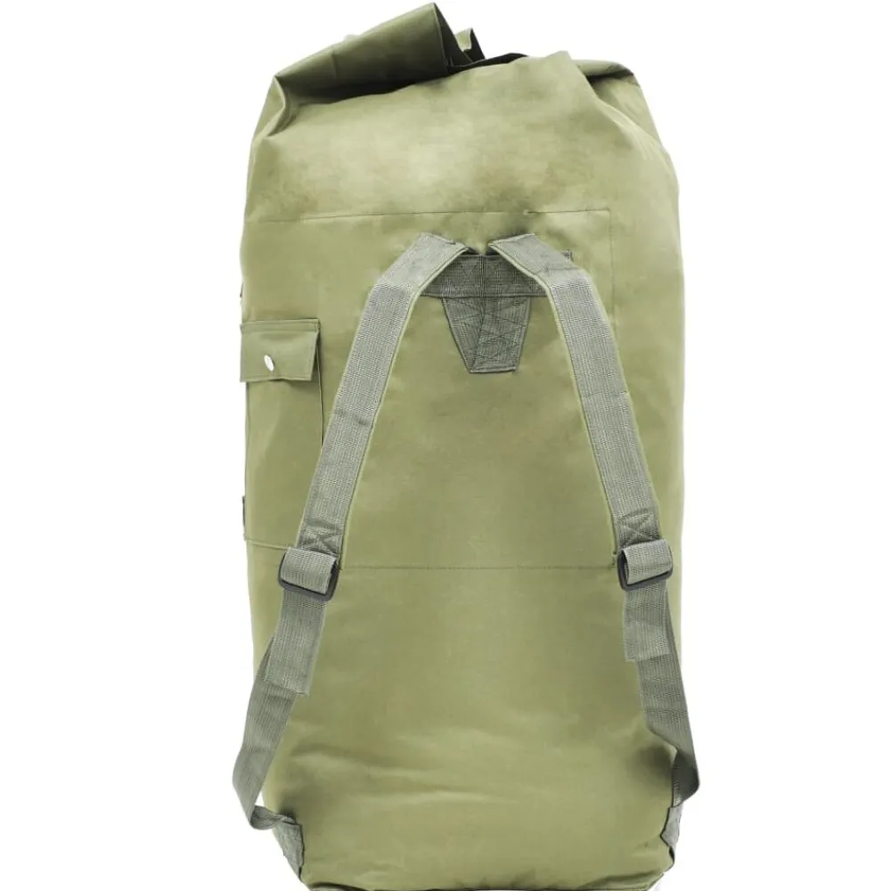 Bagage & Tassen*vidaXL Sporttas legerstijl 85 L Olijfgroen