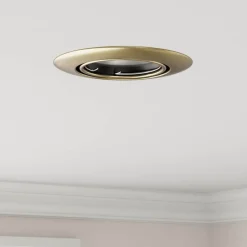 Verlichting*vidaXL Spotje 6 pcs 9 x 9 x 2.5 cm Metaal Koper