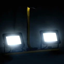 Verlichting*vidaXL Spotlight met handvat LED 2x30 W Koudwit