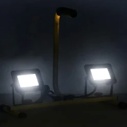 Verlichting*vidaXL Spotlight met handvat LED 2x20 W Koudwit