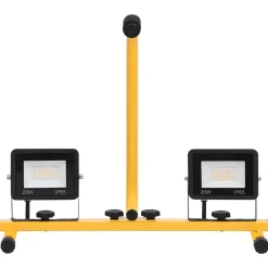 Verlichting*vidaXL Spotlight met handvat LED 2x20 W Koudwit