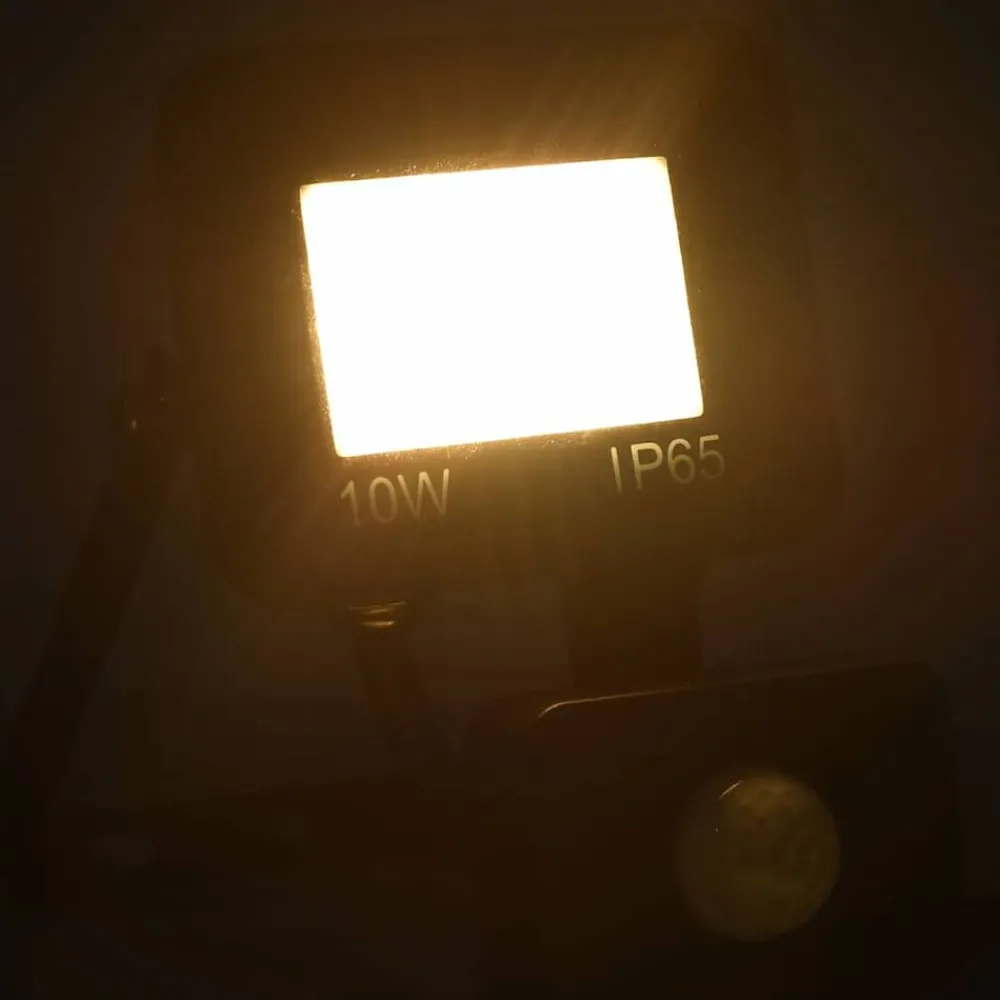 Verlichting*vidaXL Spotlight met sensor LED 10 W Warmwit