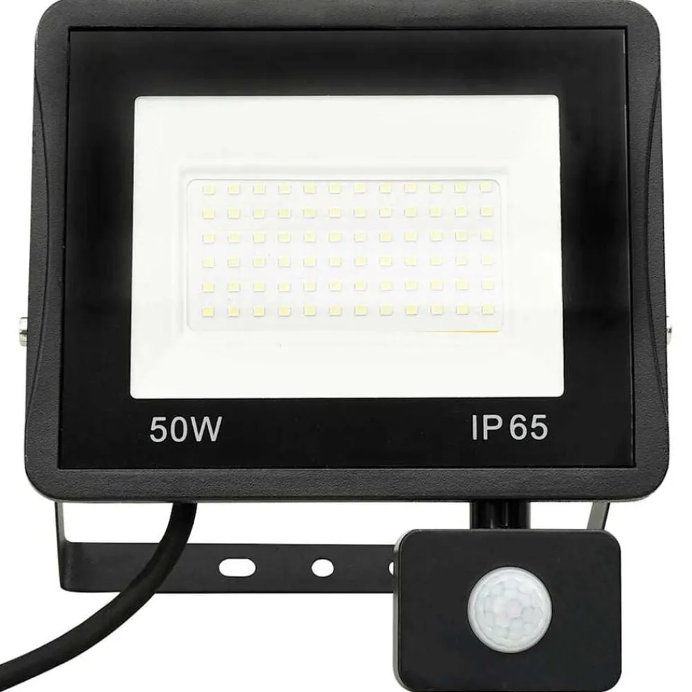 Verlichting*vidaXL Spotlight met sensor LED 50 W Koudwit