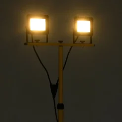 Spotlight met statief LED 2x20 W>vidaXL New