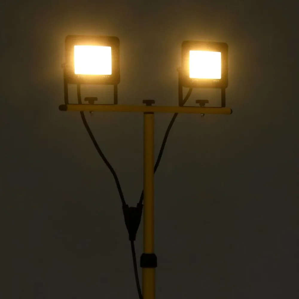 Spotlight met statief LED 2x20 W>vidaXL New