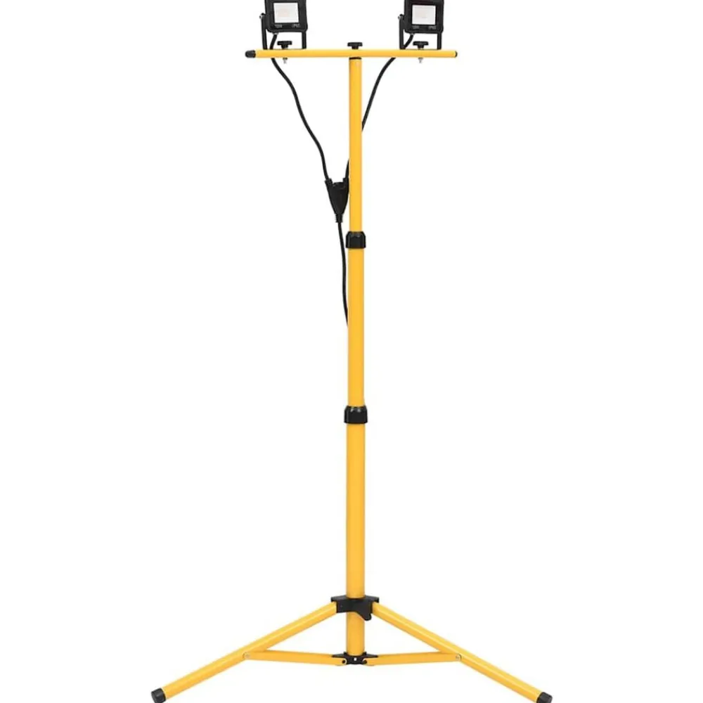 Verlichting*vidaXL Spotlight met statief LED 2x10 W Warmwit