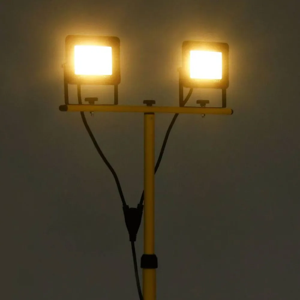 Spotlight met statief LED 2x50 W>vidaXL Discount