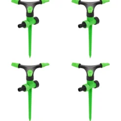 Tuin & Gazon*vidaXL Sproeiers 4 st 16x13,5x25,5 cm ABS en PP groen en zwart