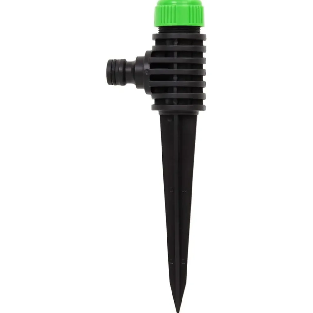 Tuin & Gazon*vidaXL Sproeiers 6 st 3x6x19,5 cm ABS en PP groen en zwart