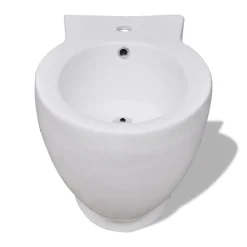 Staand bidet rond keramiek wit><noscript><img width=