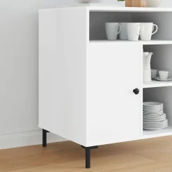 Bouwbeslag*vidaXL Staande Poten 2 pcs Zwart 57 x 57 x 100 mm IJzer