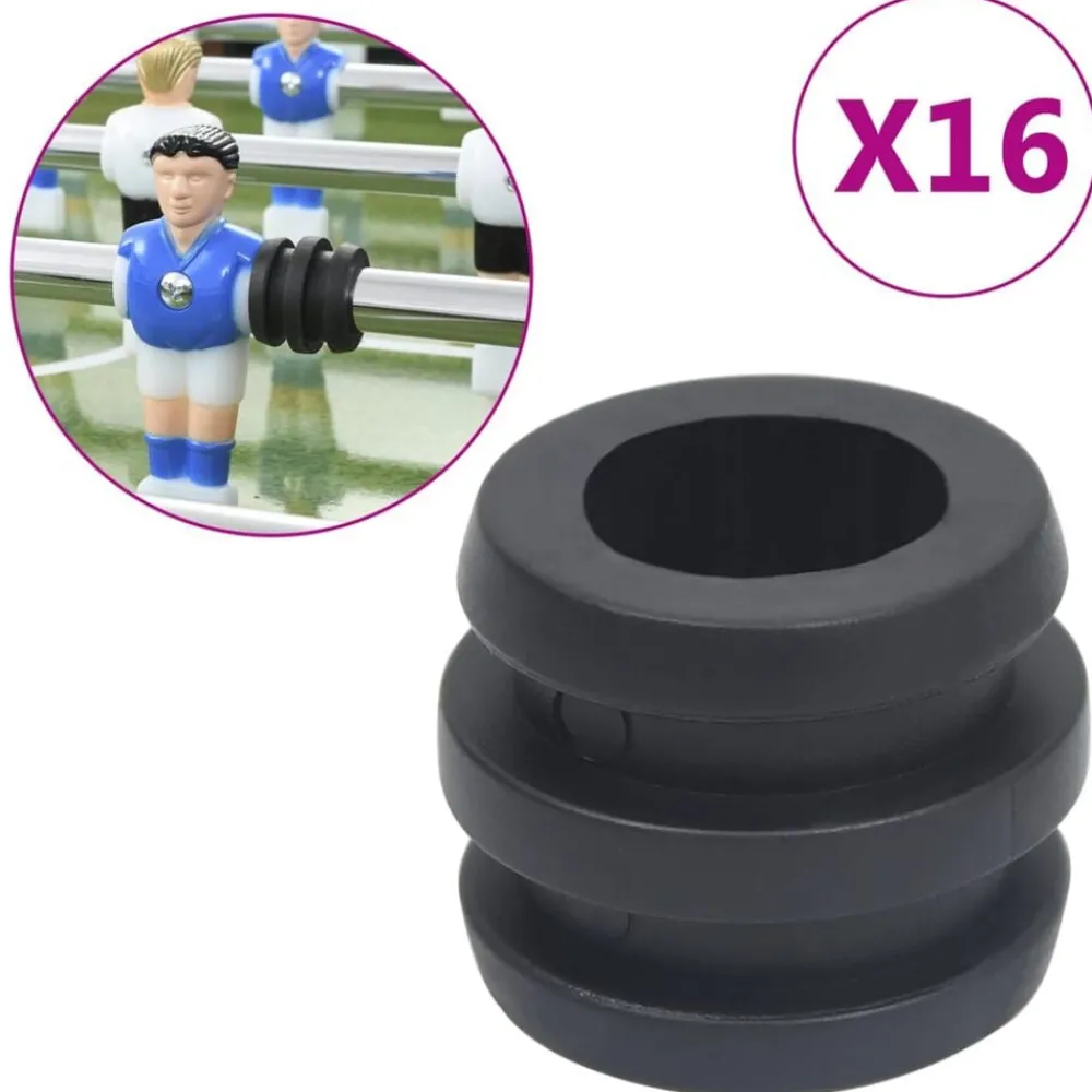 Binnenspelletjes*vidaXL Stangstopper tafelvoetbal 16 st 15,9/16 mm