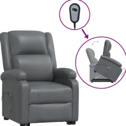 Sta-op-massagestoel kunstleer>vidaXL Discount