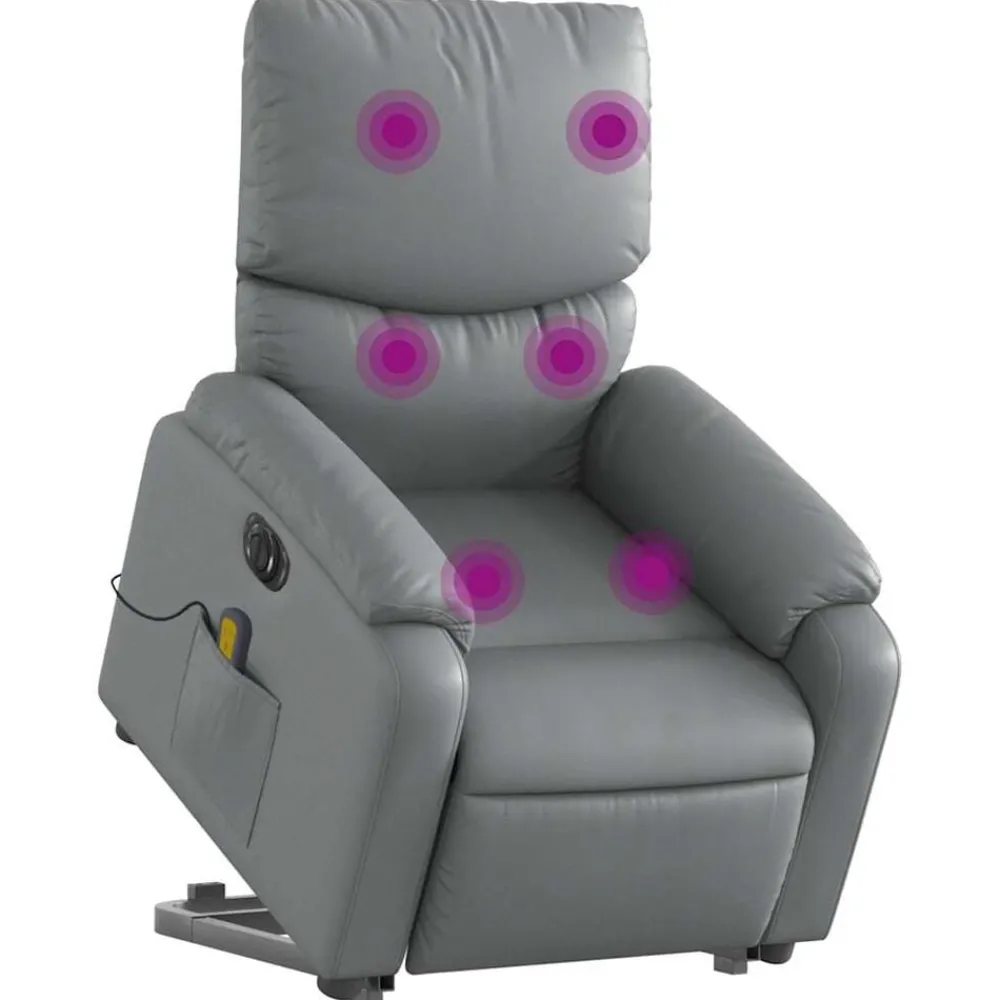 Sta-op-massagestoel elektrisch kunstleer>vidaXL Outlet