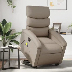 Sta-op-massagestoel elektrisch kunstleer kleurig>vidaXL Discount