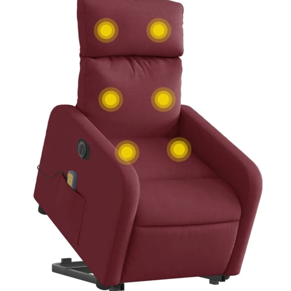 Sta-op-massagestoel elektrisch verstelbaar stof>vidaXL Outlet