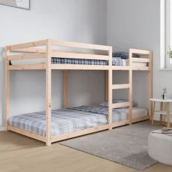 Stapelbedframe zonder matras massief grenenhout 90x200 cm>vidaXL Best