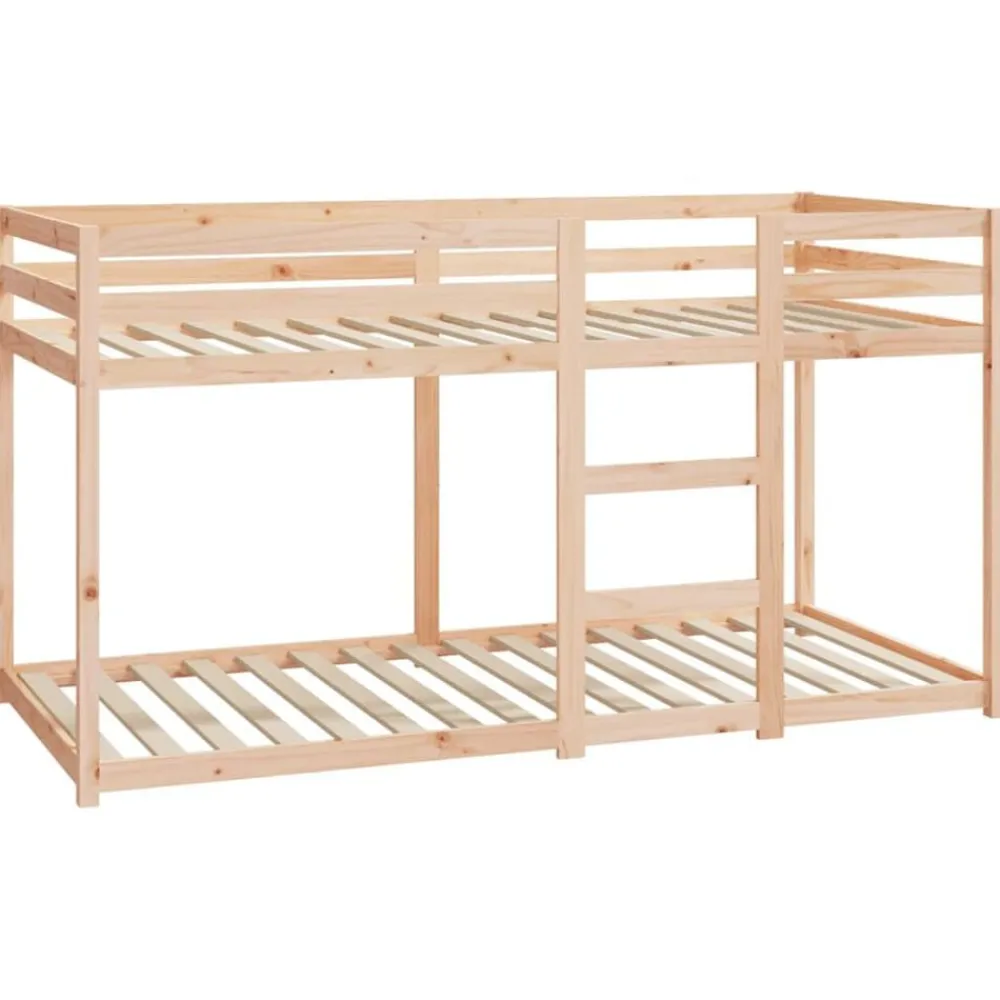 Stapelbedframe zonder matras massief grenenhout 90x200 cm>vidaXL Best