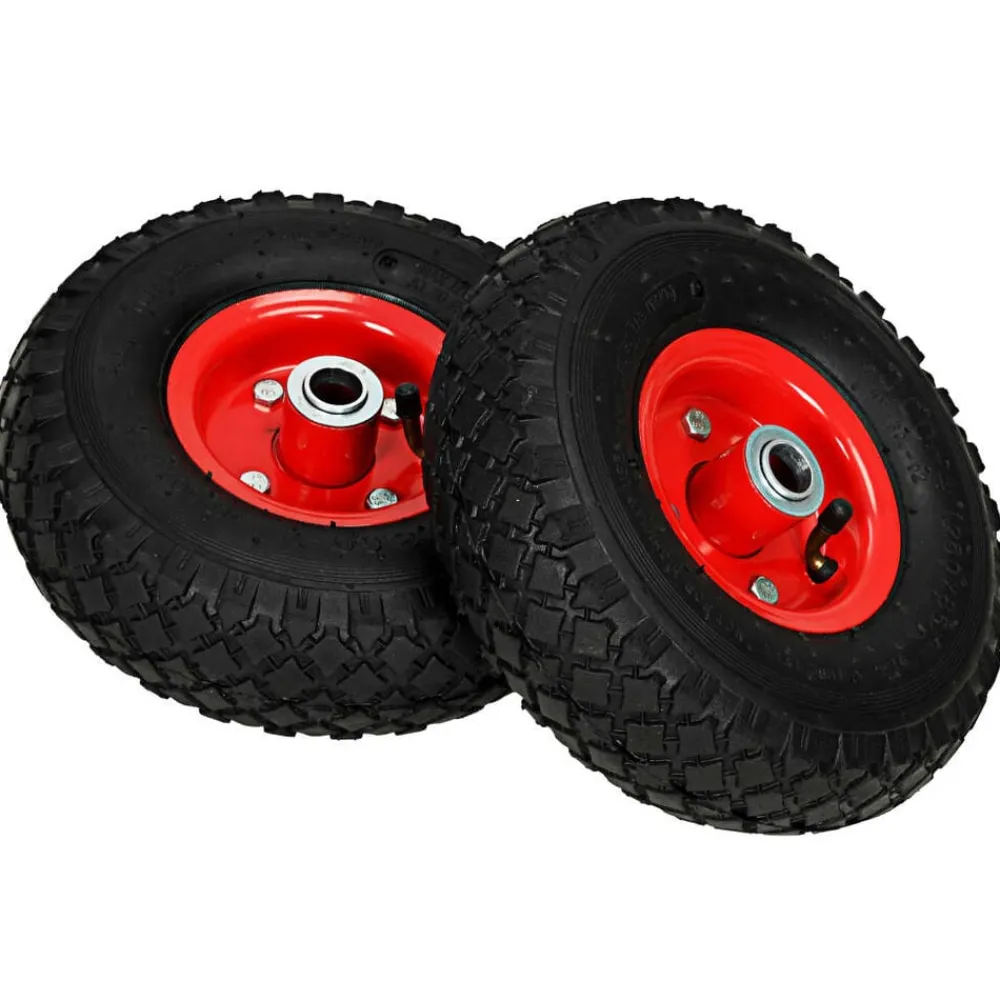 Steekwagenwielen 2 st 3,00-4 (245x82) rubber>vidaXL Best