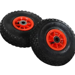 Steekwagenwielen 2 st 3,00-4 (245x82) rubber>vidaXL Sale