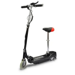 Buitensport*vidaXL Step elektrisch met zitje 120 W Zwart