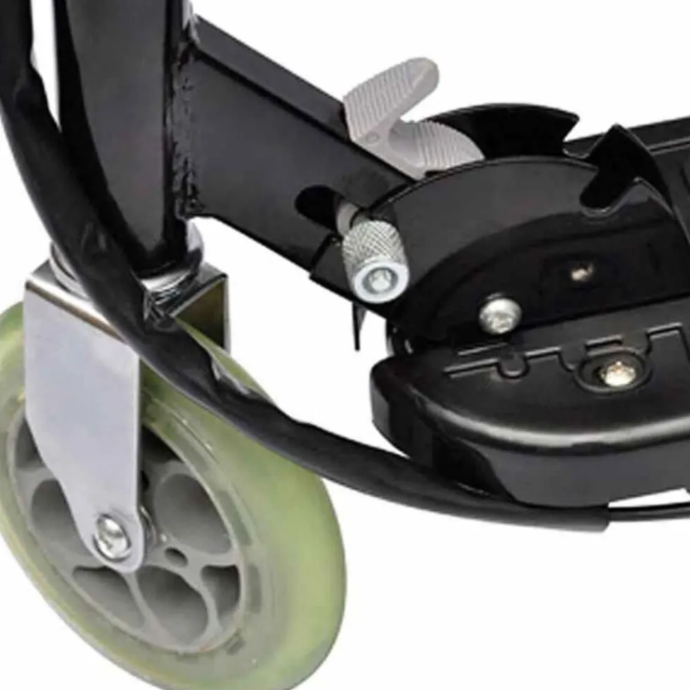 Buitensport*vidaXL Step elektrisch met zitje 120 W Zwart
