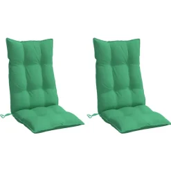 Stoelkussens 2 st hoge rug oxford stof><noscript><img width=