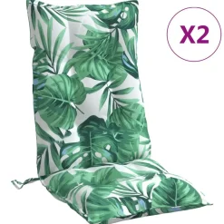 Stoelkussens 2 st hoge rug oxford stof>vidaXL Sale