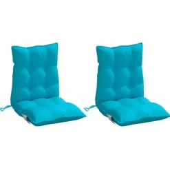 Stoelkussens 2 st lage rug oxford stof><noscript><img width=