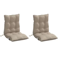 Stoelkussens 2 st lage rug oxford stof><noscript><img width=
