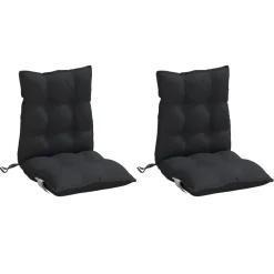 Stoelkussens 2 st lage rug oxford stof><noscript><img width=