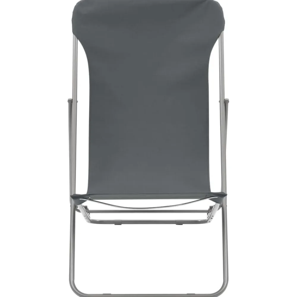 Strandstoelen inklapbaar 2 st staal en oxford stof>vidaXL New