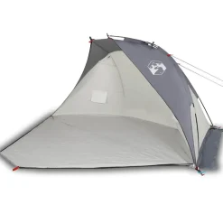 Buitensport*vidaXL Strandtent 268x223x125 cm 185T polyester Grijs