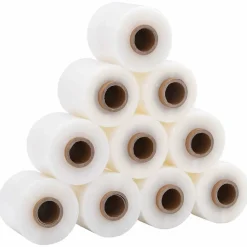 Stretchfilm met handvat 10 st transparant 23 μm 10 cm x 150 m>vidaXL Discount