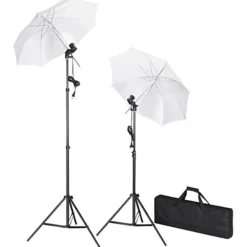 Studioset met te achtergrond en lampen 600x300 cm>vidaXL Discount