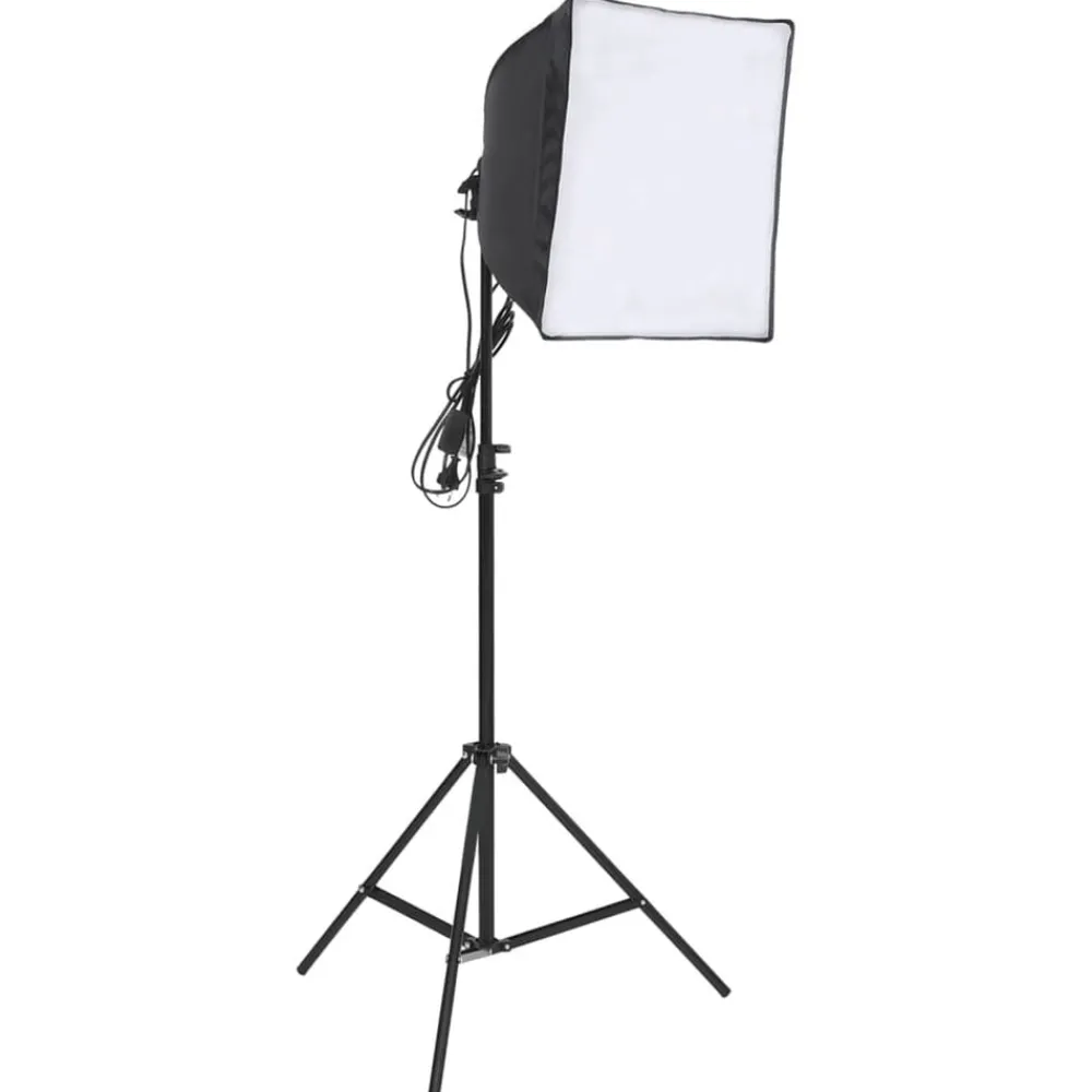 Camera & Optiek*vidaXL Studioverlichtingsset met statief en softbox