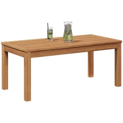 Tuinmeubelen*vidaXL Tafel Bruin 95 x 45 x 40 cm Massief Teakhout Naturel