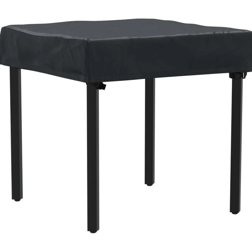 Accessoires Voor Tuinmeubelen*vidaXL Tafel Dek Effen Zwart 62 x 62 x 15 cm Stof