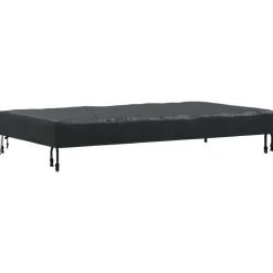 Accessoires Voor Tuinmeubelen*vidaXL Tafel Dek Effen Zwart 122 x 72 x 15 cm Stof